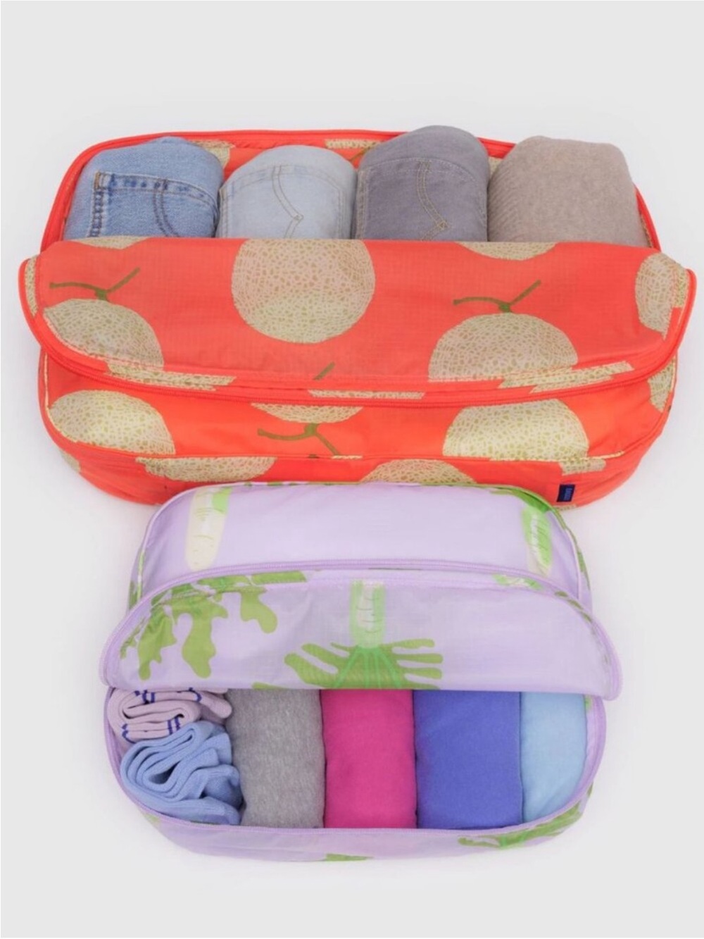 NWT BAGGU Recycled Nylon Large Packing Cube Set - Picture 3 of 15